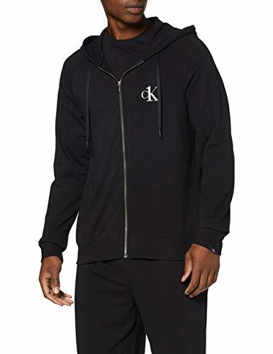 Producto Calvin Klein Full Zip Hoodie Top de Pijama, Negro