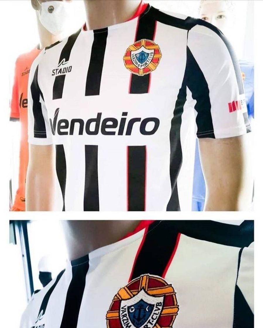 Moda Varzim Sport Club equipamento principal 2020-21 