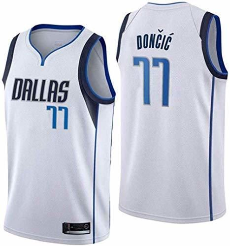 CspJersp Dallas Mavericks 77 Hombre Ropa de Baloncesto Doncic Jersey Camiseta de