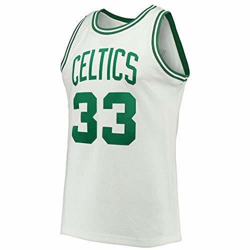 Hhwei Larry Bird Boston Celtics Mitchell Ness #33 Jersey Baloncesto Nuevo Tejido