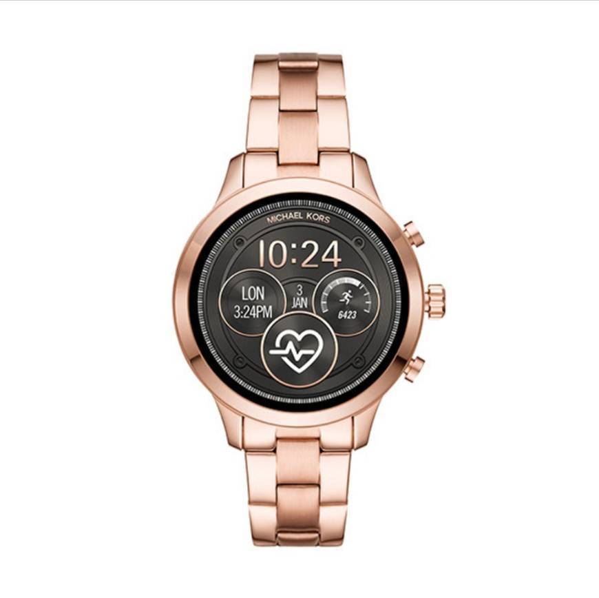 Moda Michael Kors Reloj Analógico-Digital para Mujer Correa en Acero Inoxidable MKT5063