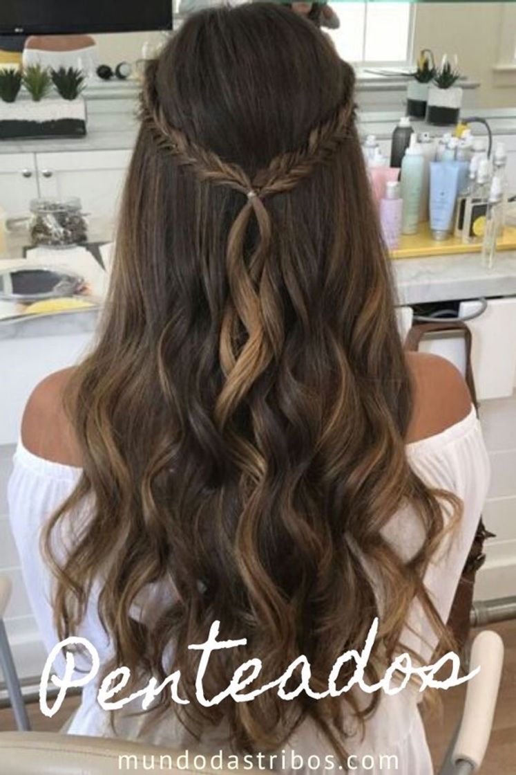 Social Penteado cabelo ondulado 🤍☁️