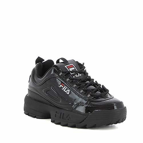 Place Zapatillas Deportivas de Mujer FILA Disruptor P Low en Cuero Negro 1010746-12V