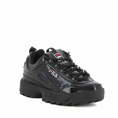 Zapatillas Deportivas de Mujer FILA Disruptor P Low en Cuero Negro 1010746-12V