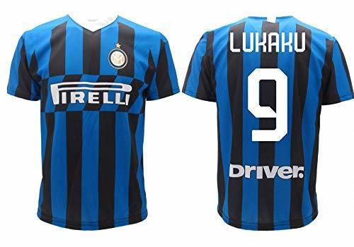 Camiseta de Fútbol ROMERU LUKAKU 9 F.C. Inter Nero Azzurra Internazionale Blau