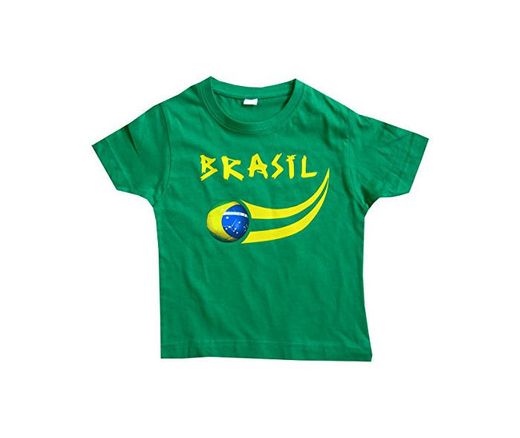 Supportershop Camiseta de Brasil Fan Camiseta