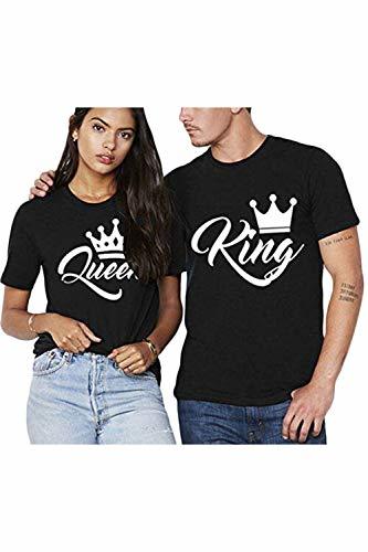Social Rey Reina Camisas Par T Regalo De Camiseta Los Hombres Y Las