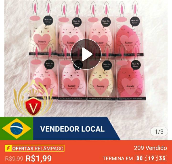 Products Esponja Para rosto e Maquiagem Base E Corretivo