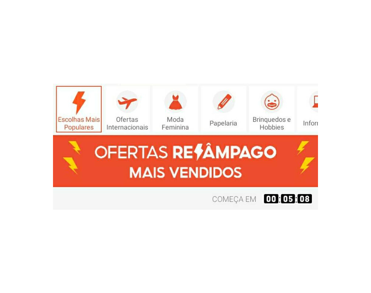 Products Ofertas relâmpago