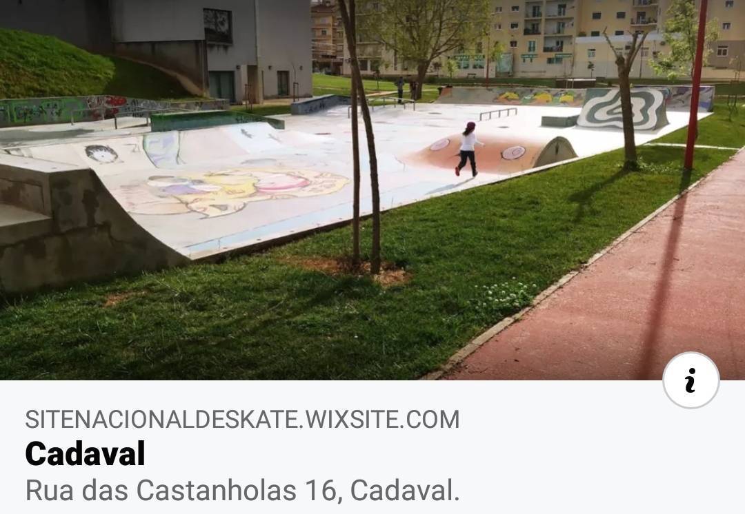 Lugar Skatepark Cadaval