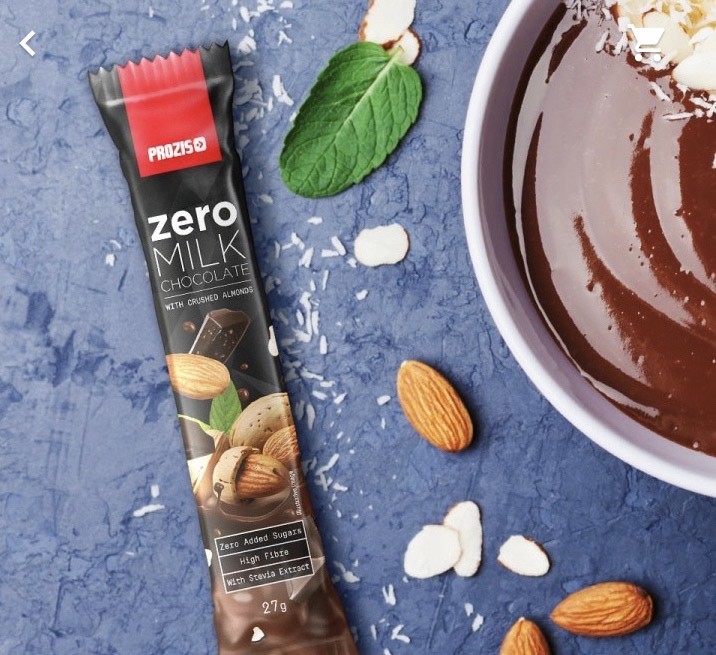 Product Zero Milk Chocolate with Almonds 