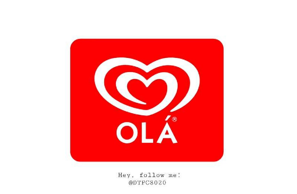 Social Gelados "Olá" ❤🤍