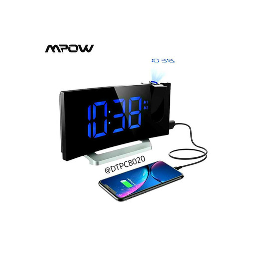 Mpow Radio Despertador Digital Proyector