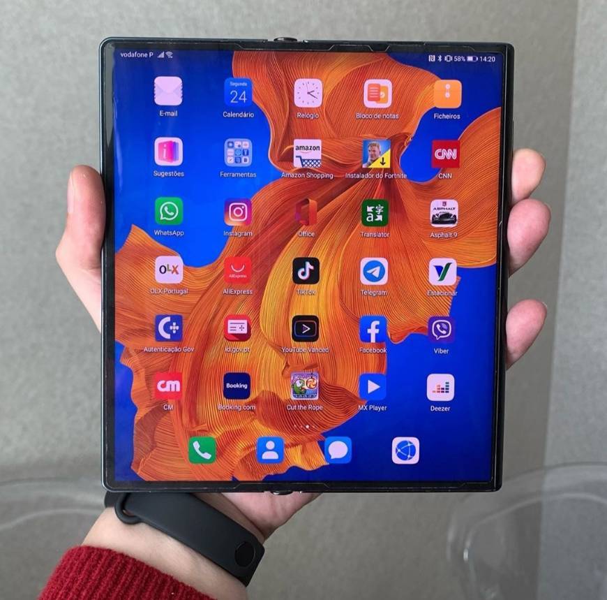 Social Huawei Mate XS disponível em pré-venda.