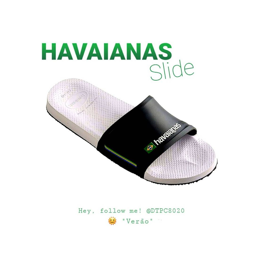 Producto Havaianas Slide Brasil, Sandalias con Punta Abierta Unisex Adulto, Negro