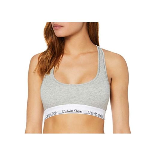 Calvin Klein 0000F3785E Sujetador, Gris