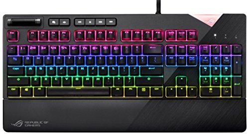 Electronic Asus Rog Strix Flare - Teclado Mecánico con interruptores Cherry MX RGB