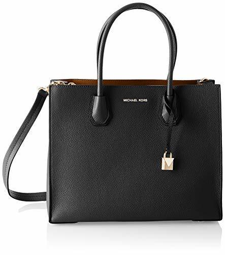 Fashion Michael Kors Mercer, Bolso totes para Mujer, Negro