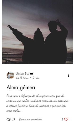 Alma gémea 🤍