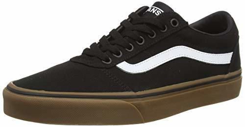 Vans Ward Canvas, Zapatillas para Hombre Negro