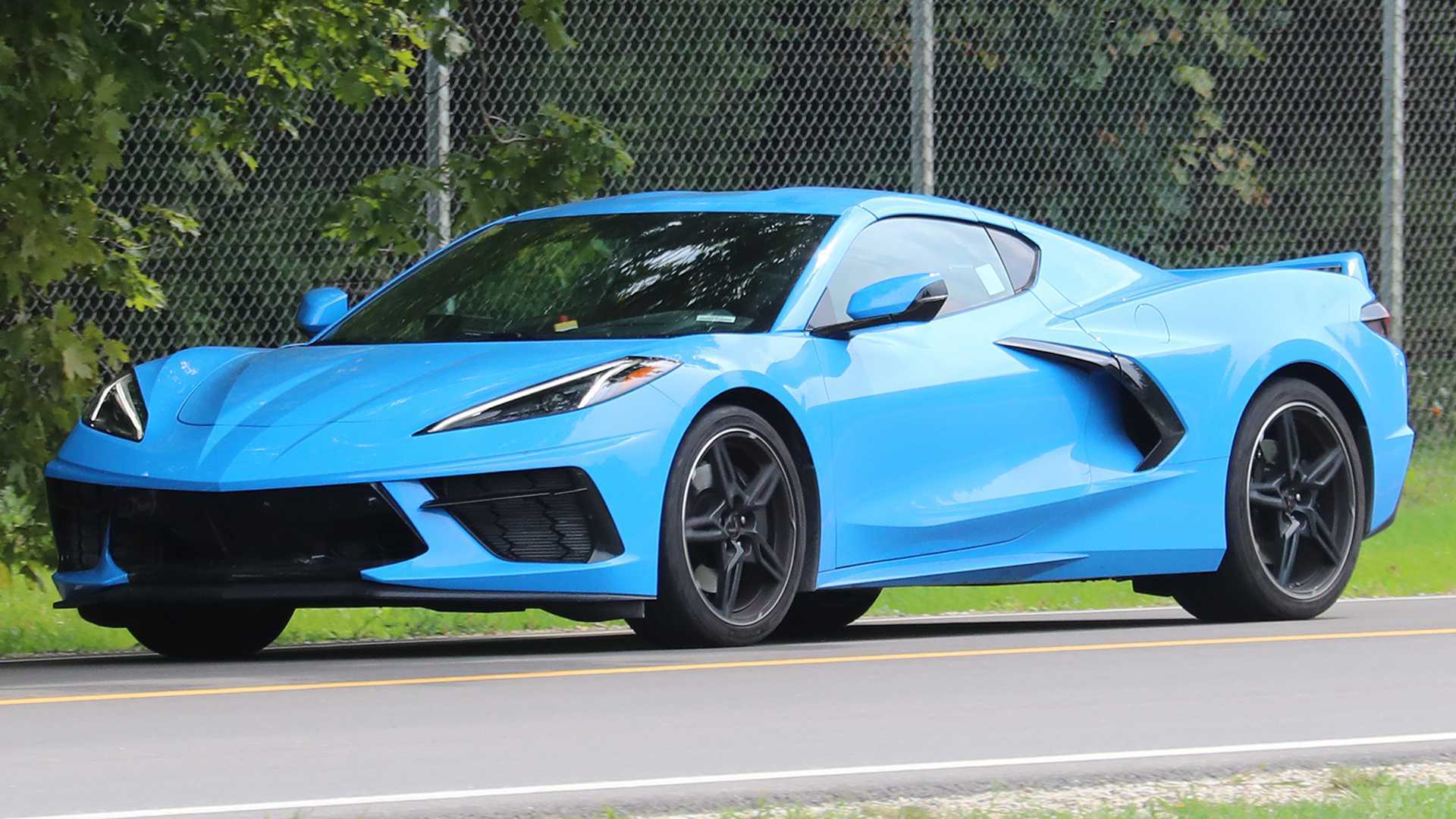 Fashion 2020 Corvette Spied In Rapid Blue Better Watch Out For Gargamel