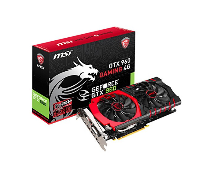 Electronic MSI GeForce GTX  960 Gaming 4G - Tarjeta gráfica GeForce GTX