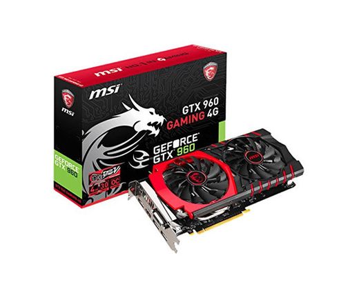 MSI GeForce GTX  960 Gaming 4G - Tarjeta gráfica GeForce GTX