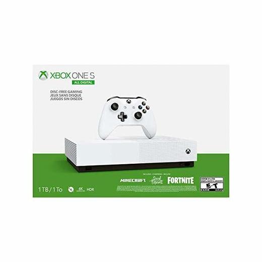Microsoft - Xbox One S 1 TB All-Digital Edition, Fortnite