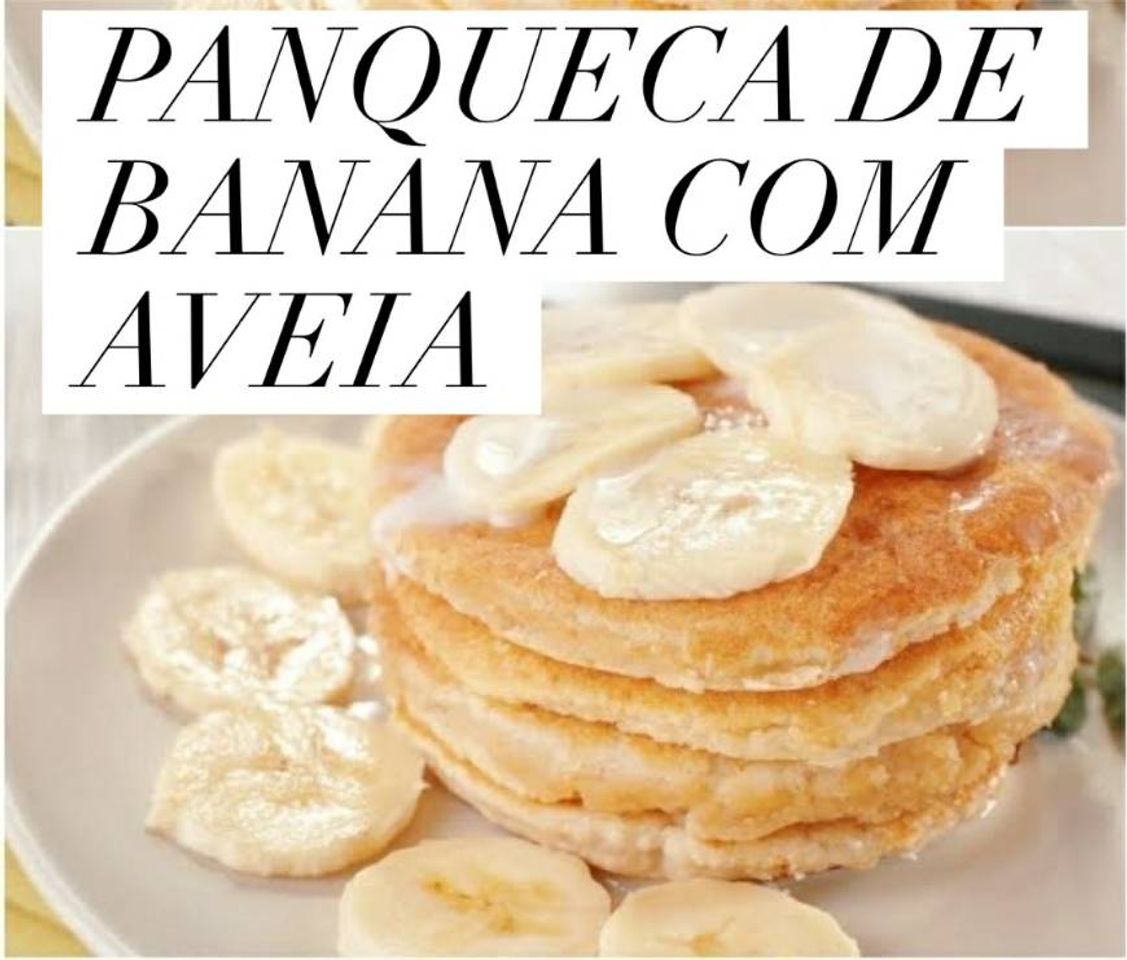 Fashion Panqueca de Banana com Aveia