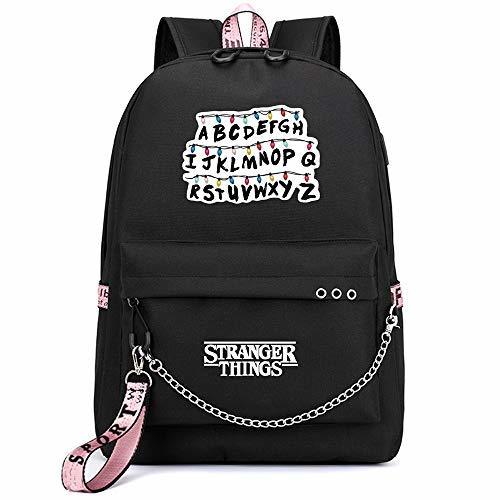 Electronic Mochila Stranger Things Escolar, Stranger Things 3 Mochila de Impresión 3D Stranger