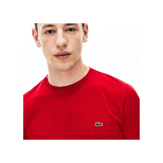 T-shirt decote redondo  de algodão