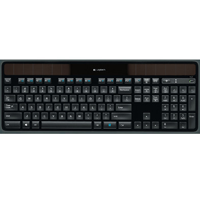 Logitech K750 Solar Wireless Keyboard with Power Monitor App