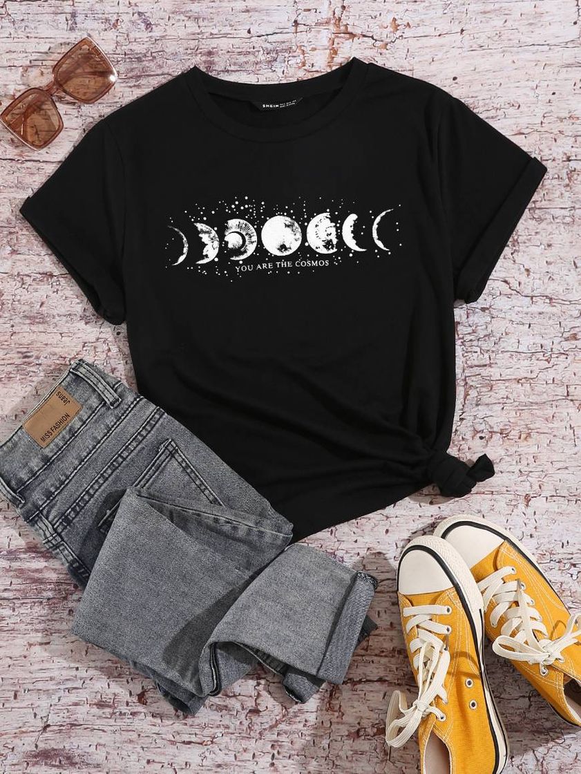 Fashion TShirt Moon 🌑✨