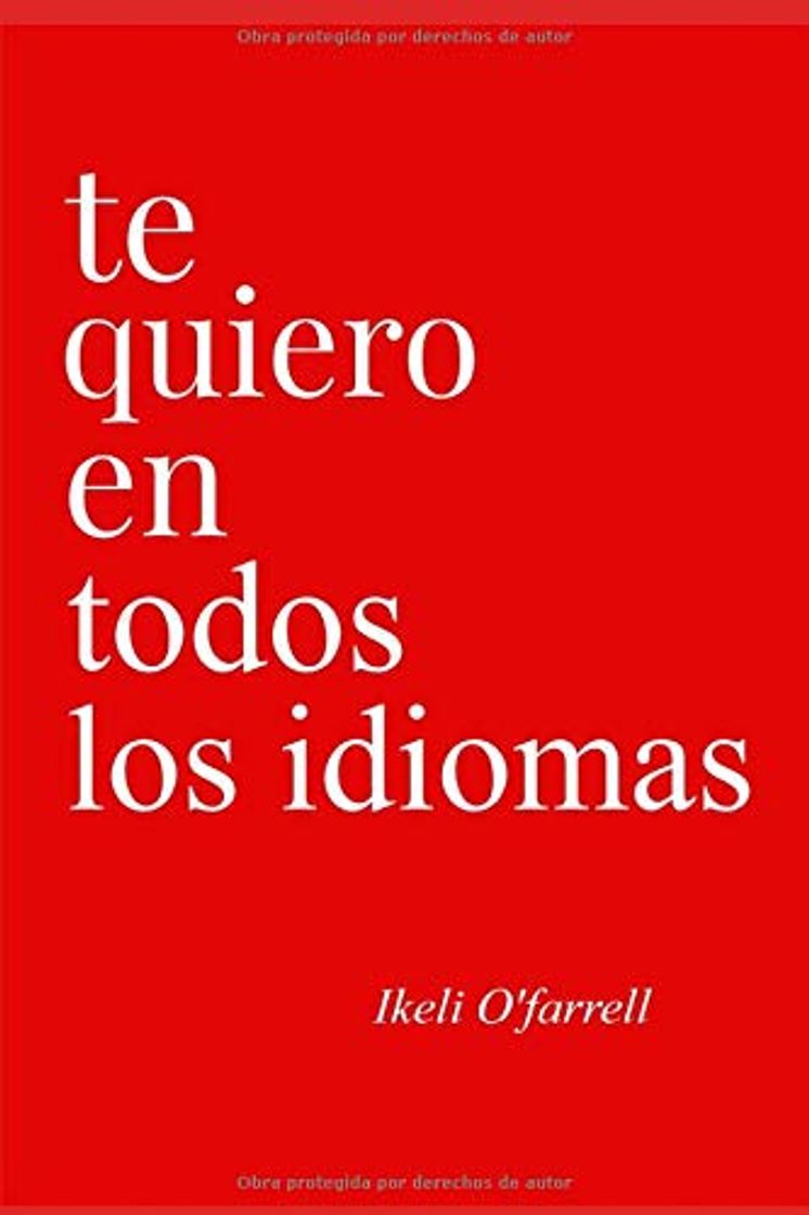 Books Te Quiero En Todos Los Idiomas