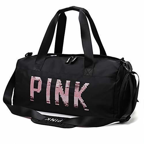 IEUUMLER Bolsa de Gimnasio Sports Gym Bag con Compartimento para Mujeres y