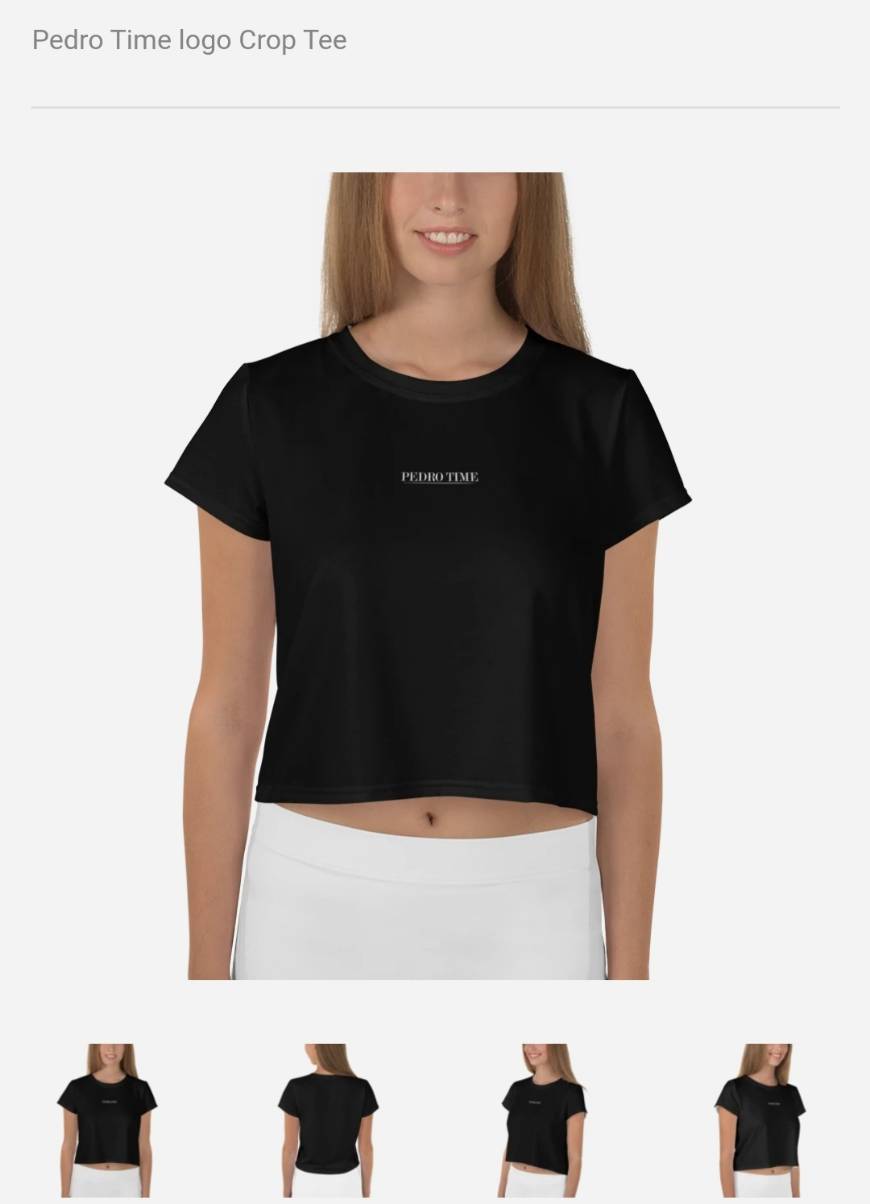 Social Logo crop tee