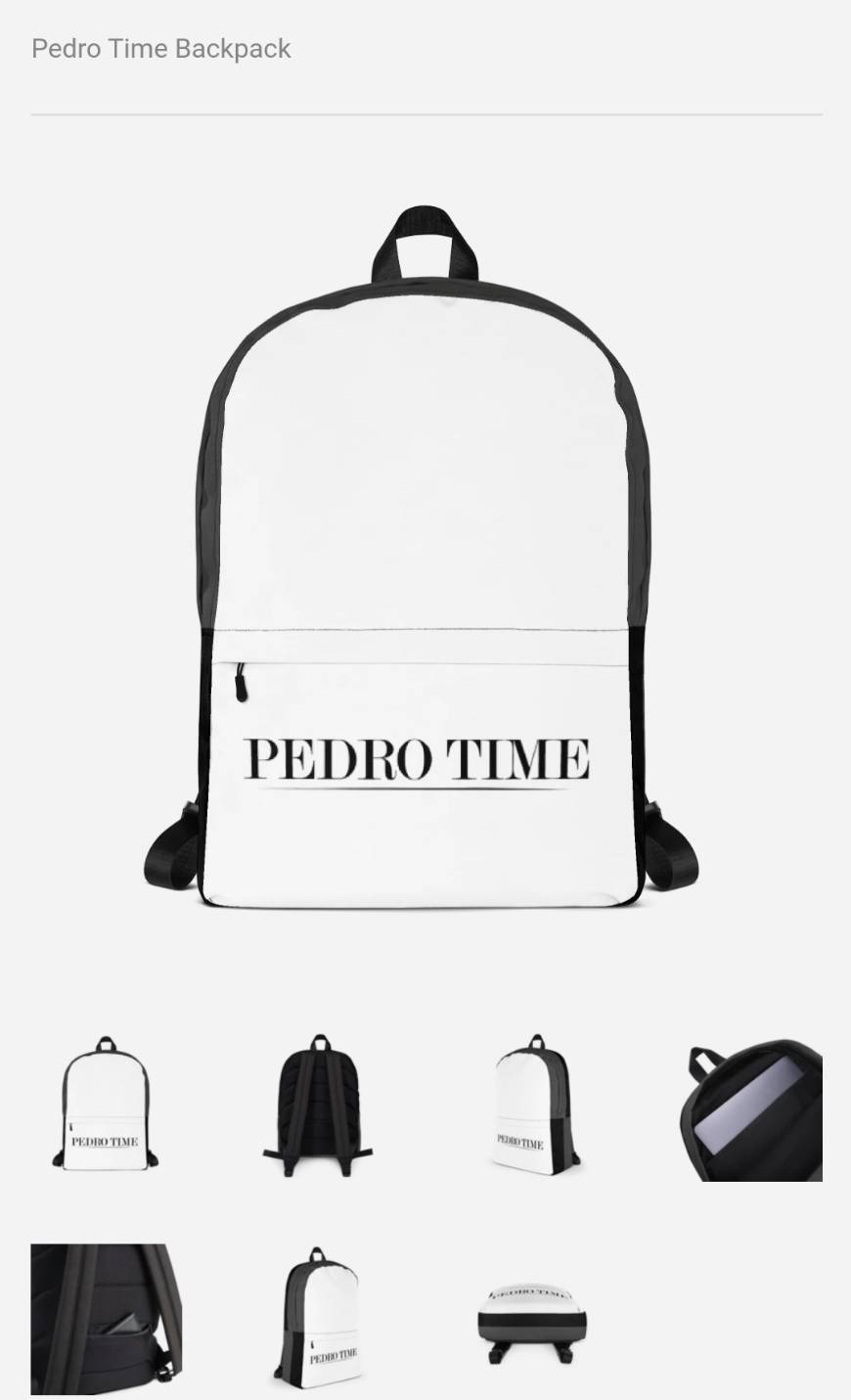 Social Pedro time backpack