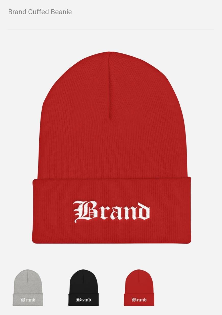 Social Brand cuffed beanie