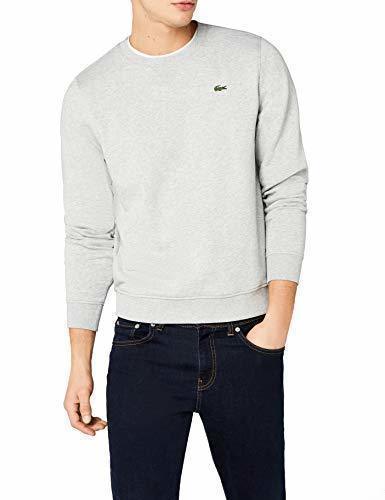 Moda Lacoste Crew Neck-sudadera Hombre, gris