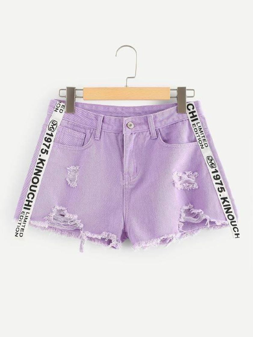 Fashion Short Jeans Roxo!