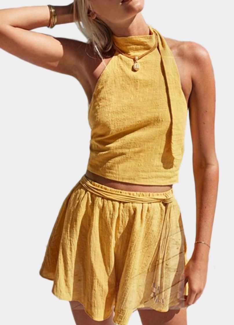 Moda Conjunto summer Amarillo