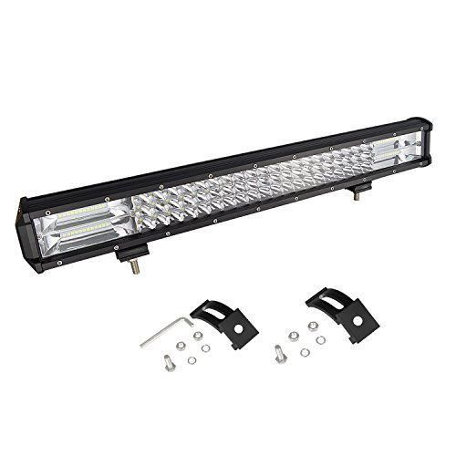 AUXTINGS 22 inch 324W Triple fila 7D LED luz de trabajo Barra