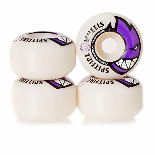 Fitness Spitfire Bighead Blanco/Morado 54 mm Ruedas de Skate