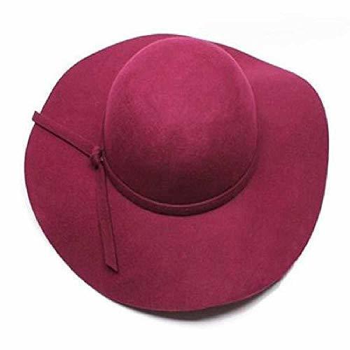 Lugar LYAO Sombrero De Disquete para Niños Chapeu Feminino Suave Vintage De Lana