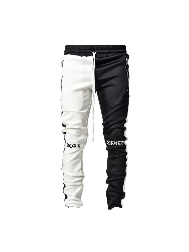 Producto Drawstring Trackpants Black/White Born
