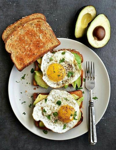 •avocado egg toast•