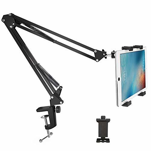 Products Soporte para Tableta y teléfono Celular Ajustable con Brazo de Acero Abrazadera