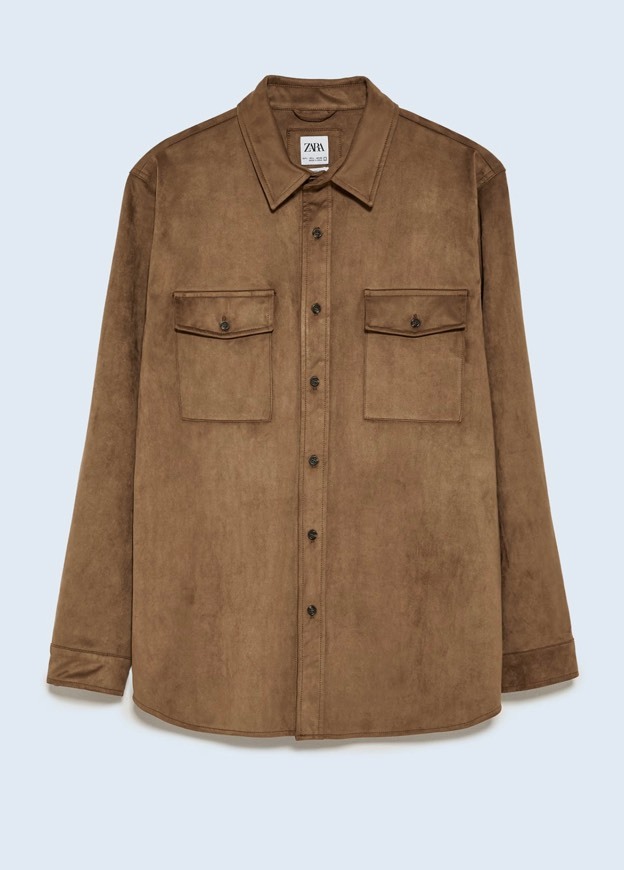 Product Faux Suede Overshirt