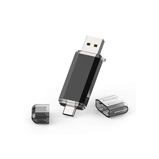 TOPESEL 64GB Memoria USB 3.0 Tipo C Dual OTG Flash Drive USB
