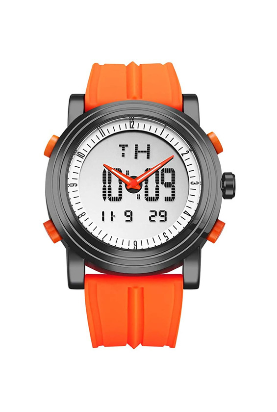 Social SINOBI Sport Military Rubber Relojes Digitales de Cuarzo y de Cuarzo para